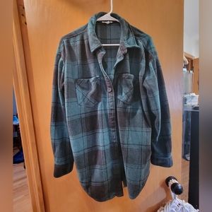 Fuzzy Oversized Flannel